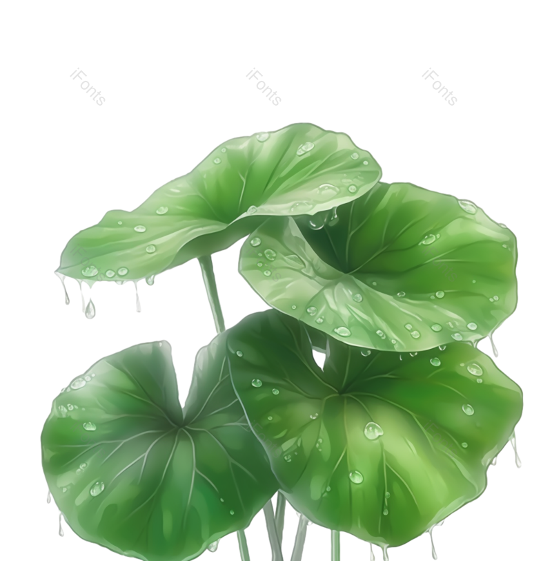 叶子图片,元素元素,荷花PNG,夏天免抠素材